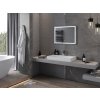 MEXEN - Miko zrcadlo s osvětlením 80 x 60 cm, LED 600 9819-080-060-611-00