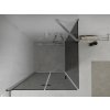 MEXEN/S - LIMA sprchový kout 80x80, grafit, chrom 856-080-080-01-40