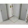 MEXEN/S - Roma Duo sprchový kout 80 x 80, transparent, zlato 854-080-080-50-00-02
