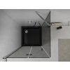 MEXEN/S - Lima sprchový kout zalamovací dveře 80 x 80, grafit, chrom + Flat černá vanička se sifonem 856-080-080-01-40-4070