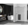 MEXEN/S - Kioto+ Sprchová zástěna WALK-IN s poličkou a držákem ručníků 100 x 200, proužky 8 mm, chrom 800-100-121-01-09