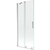 MEXEN/S - Velar Dvoukřídlá posuvná vanová zástěna 85 x 150 cm, transparent, chrom 896-085-000-01-01