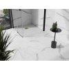 MEXEN/S - Stone+ čtvercová sprchová vanička 70 x 70, bílá, mřížka zlatá 44107070-G