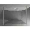 MEXEN/S - KIOTO samostatně stojící sprchová zástěna 100 x 200, transparent/bílý vzor 8 mm, bílá 800-100-002-20-97