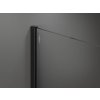 MEXEN/S - Kioto Sprchová zástěna WALK-IN 110 x 40 cm, černý vzor, černá 800-110-212-70-70-040