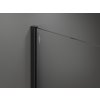MEXEN/S - Kioto Sprchová zástěna WALK-IN 120 x 40 cm, černý vzor, černá 800-120-212-70-70-040