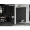 MEXEN/S - Kioto Sprchová zástěna WALK-IN 70 x 200, zrcadlové 8 mm, zlatá kartáčovaná 800-070-101-55-50