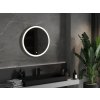 MEXEN - Esso zrcadlo s osvětlením 70 cm, LED 6000K zlatý rám 9825-070-070-611-50