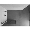 MEXEN/S - Kioto L Sprchová zástěna WALK-IN 70 x 200, černý vzor, černá 800-070-103-70-77