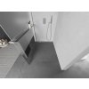 MEXEN/S - Kioto+ L Sprchová zástěna WALK-IN s poličkou a držákem ručníků 70 x 200 cm, transparent/dekor, chrom 800-070-123-01-35
