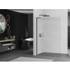 MEXEN/S - Kioto L Sprchová zástěna WALK-IN 70 x 200 cm, proužky, černá 800-070-103-70-09