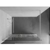 MEXEN/S - Kioto+ Sprchová zástěna WALK-IN s poličkou a držákem ručníků 80 x 200 cm, bílý vzor, bílá 800-080-121-20-85