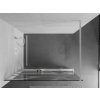 MEXEN/S - Kioto+ Sprchová zástěna WALK-IN s poličkou a držákem ručníků 100 x 200 cm, bílý vzor, bílá 800-100-121-20-97