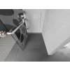 MEXEN/S - Kioto+ Sprchová zástěna WALK-IN s poličkou a držákem ručníků 100 x 200 cm, bílý vzor, bílá 800-100-121-20-97