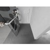 MEXEN/S - Kioto+ Sprchová zástěna WALK-IN s poličkou a držákem ručníků 110 x 200 cm, bílý vzor, bílá 800-110-121-20-97