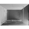 MEXEN/S - Kioto+ Sprchová zástěna WALK-IN s poličkou a držákem ručníků 110 x 200 cm, bílý vzor, bílá 800-110-121-20-97