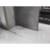 MEXEN/S - Velar Sprchová zástěna posuvná Walk-in 70 x 200 cm, dekor 8 mm, zlato 871-070-000-33-50