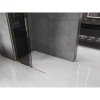 MEXEN/S - Velar Sprchová zástěna posuvná Walk-in 75 x 200 cm, grafit 8 mm, zlato 871-075-000-43-50