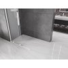 MEXEN/S - Velar Sprchová zástěna posuvná Walk-in 80 x 200 cm, dekor 8 mm, bílá 871-080-000-33-20