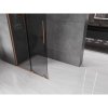 MEXEN/S - Velar Sprchová zástěna posuvná Walk-in 100 x 200 cm, grafit 8 mm, měď kartáčovaná 871-100-000-43-65