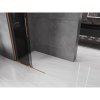 MEXEN/S - Velar Sprchová zástěna posuvná Walk-in 100 x 200 cm, grafit 8 mm, měď kartáčovaná 871-100-000-43-65