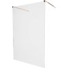 MEXEN/S - KIOTO samostatně stojící sprchová zástěna 100 x 200, transparent 8 mm, růžové zlato 800-100-002-60-00