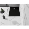 MEXEN - Stone+ sprchová vanička obdélníková 140x100, černá 44701014