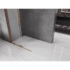 MEXEN/S - Velar Sprchová zástěna posuvná Walk-in 85 x 200 cm, dekor 8 mm, růžové zlato 871-085-000-33-60