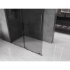 MEXEN/S - Velar Sprchová zástěna posuvná Walk-in 160 x 200 cm, grafit 8 mm, grafit kartáčovaná 871-160-000-43-66