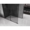 MEXEN/S - Velar Sprchová zástěna posuvná Walk-in 130 x 200 cm, grafit 8 mm, grafit metal 871-130-000-43-95