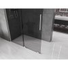 MEXEN/S - Velar Sprchová zástěna posuvná Walk-in 140 x 200 cm, grafit 8 mm, nikl kartáčovaná 871-140-000-43-97