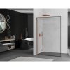 MEXEN/S - Kioto L Sprchová zástěna WALK-IN 70 x 200, černý vzor, růžové zlato 800-070-103-60-70