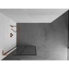 MEXEN/S - Kioto L Sprchová zástěna WALK-IN 70 x 200, černý vzor, růžové zlato 800-070-103-60-77