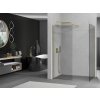 MEXEN/S - Kioto Sprchová zástěna WALK-IN 95 x 70 cm, transparent, zlatá 800-095-202-50-00-070