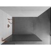 MEXEN/S - Kioto L Sprchová zástěna WALK-IN 70 x 200 cm, proužky, růžové zlato 800-070-103-60-09