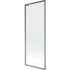 MEXEN/S - Next L vanová zástěna FIX 70 x 150 cm, černá vzor, grafit metal 895-070-000-03-70-95