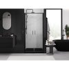MEXEN - Exo sprchové dveře křídlové 70 cm, transparent, černá 814-070-000-70-00