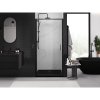MEXEN - Exo sprchové dveře křídlové 75 cm, transparent, černá 817-075-000-70-00