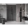 MEXEN/S - Velar L Duo posuvné sprchové dveře 160 cm, transparent, grafit kartáčovaná 871-160-003-02-66