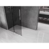 MEXEN/S - Velar Sprchová zástěna posuvná Walk-in 75 x 200 cm, grafit 8 mm, chrom 871-075-000-43-01