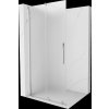 MEXEN/S - Velar Sprchová zástěna posuvná Walk-in 80 x 200 cm, dekor 8 mm, chrom 871-080-000-33-01