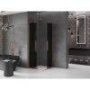 MEXEN/S - Velar L Duo sprchový kout, posuvné dveře 90 x 90 cm, grafit, měď kartáčovaná 871-090-090-02-43-65
