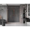 MEXEN/S - Velar L Duo posuvné sprchové dveře 170 cm, transparent, měď kartáčovaná 871-170-003-02-65