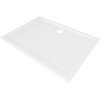 MEXEN - Flow sprchová vanička obdélníková slim 80 x 95 cm, bílá lesk 46R108095