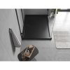 MEXEN - Flow sprchová vanička obdélníková slim 75 x 110 cm, černá mat 46R707511