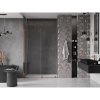 MEXEN/S - Velar posuvné sprchové dveře 130, transparent, růžové zlato 871-130-000-01-60