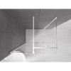 MEXEN/S - Velar sprchový kout 130 x 85, transparent, bílá 871-130-085-01-20