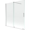 MEXEN/S - Velar Dvoukřídlá posuvná vanová zástěna 150 x 150 cm, transparent, chrom 896-150-000-01-01