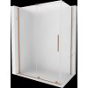 MEXEN/S - Velar sprchový kout, posuvné dveře 150 x 85, dekor, měď kartáčovaná 871-150-085-31-65