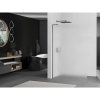 MEXEN/S - Kioto L Sprchová zástěna WALK-IN 70 x 200, dekor, grafit kartáčovaná 800-070-103-66-30